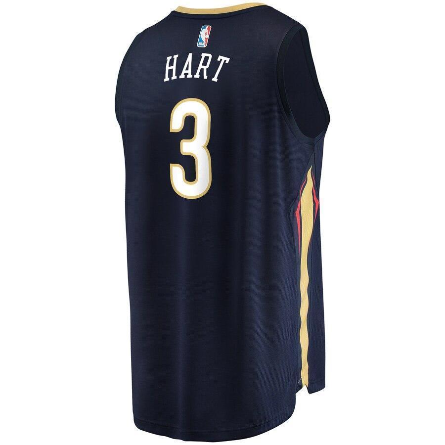 Josh Hart New Orleans Pelicans Fanatics Branded Fast Break Replica Jersey Navy - Icon Edition