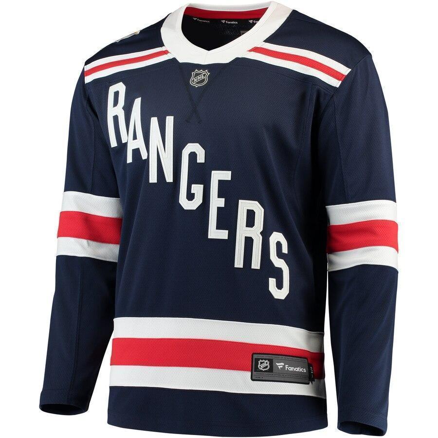 New York Rangers Fanatics Branded 2018 Winter Classic Breakaway Blank Jersey - Navy