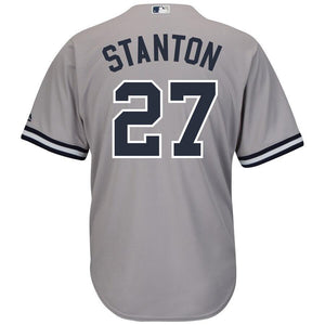 Giancarlo Stanton New York Yankees Majestic Cool Base Replica Player Jersey - Gray