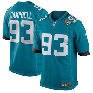 Calais Campbell Jacksonville Jaguars Nike New 2018 Game Jersey - Teal