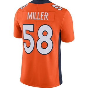 Von Miller Denver Broncos Nike Vapor Untouchable Color Rush Limited Player Jersey - Orange