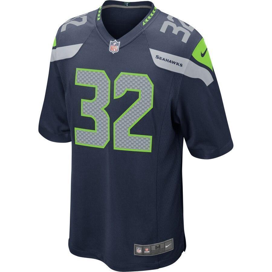 Chris Carson Seattle Seahawks Nike Game Jersey - Navy