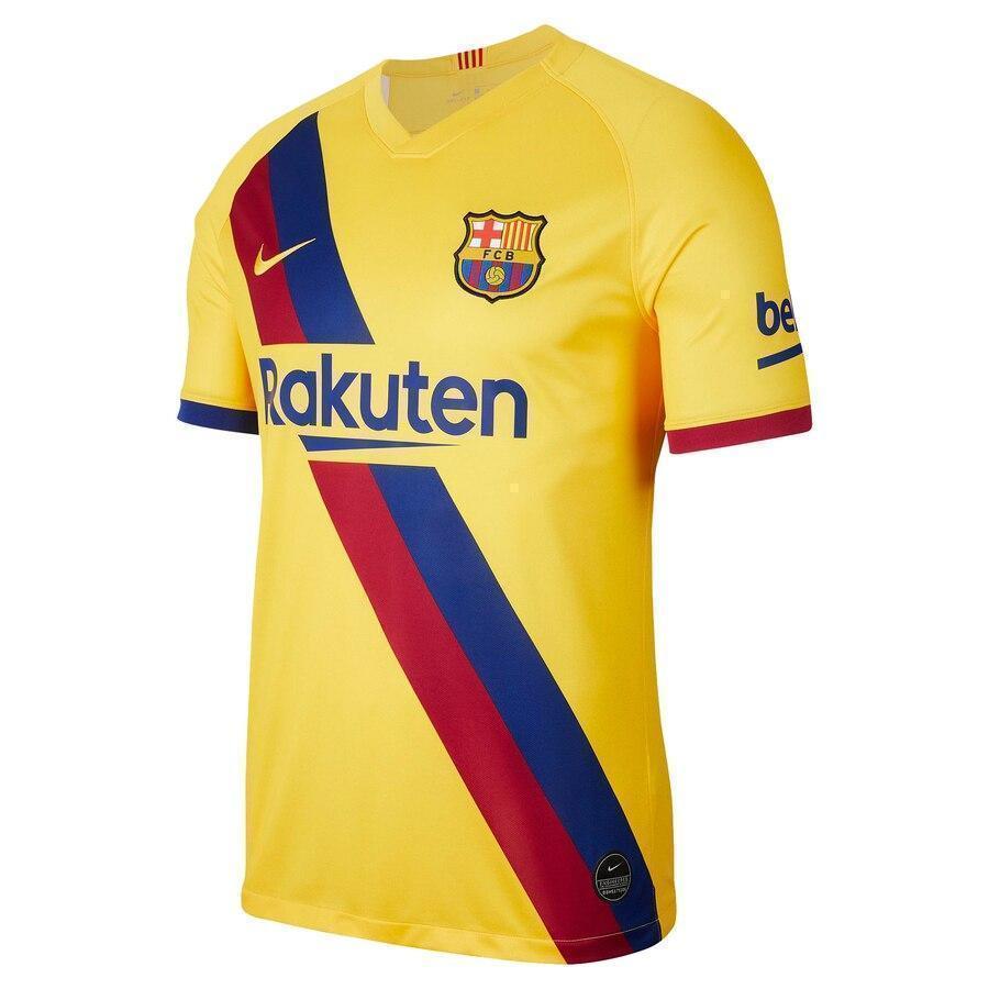 Barcelona 2019/20 Away Stadium Jersey – Yellow