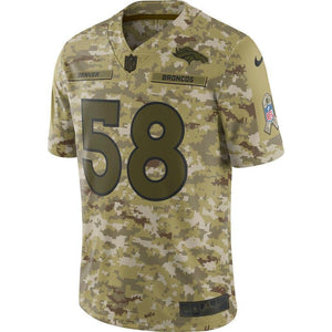 Von Miller Denver Broncos Nike Salute to Service Limited Jersey - Camo