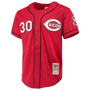 Ken Griffey Jr. Cincinnati Reds Mitchell & Ness  - Scarlet