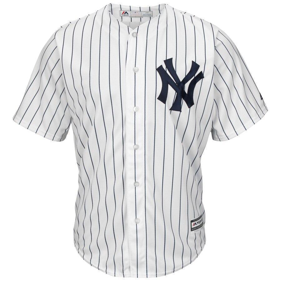 Gary Sanchez New York Yankees Majestic Home Official Cool Base Player Jersey - White/Navy