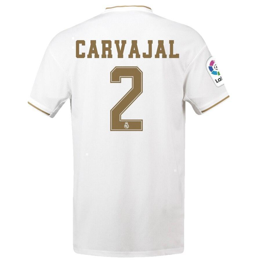 Daniel Carvajal Real Madrid Home Soccer Jersey 2019-20 Jersey – White