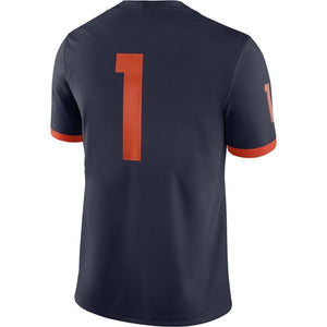 Illinois Fighting Illini 2018 Game Football Jersey – Navy