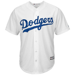 Clayton Kershaw Los Angeles Dodgers Majestic Cool Base Player Jersey - White/Grey