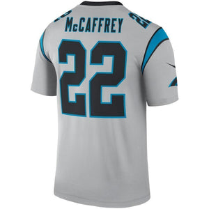 Christian McCaffrey Carolina Panthers Nike Inverted Legend Jersey - Silver