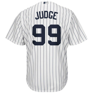 Aaron Judge New York Yankees Majestic Home Cool Base Player Jersey - White/Navy