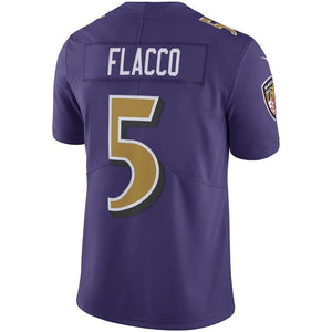 Joe Flacco Baltimore Ravens Nike Vapor Untouchable Color Rush Limited Player Jersey - Purple