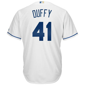 Danny Duffy Kansas City Royals Majestic Cool Base Home Player Jersey - White