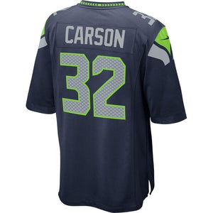 Chris Carson Seattle Seahawks Nike Game Jersey - Navy