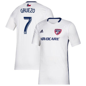 Carlos Gruezo FC Dallas 2019 Secondary Player Jersey – White