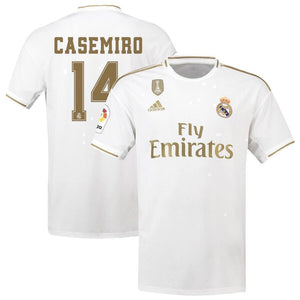 Carlos Casemiro Real Madrid Home Soccer Jersey 2019-20 Jersey – White