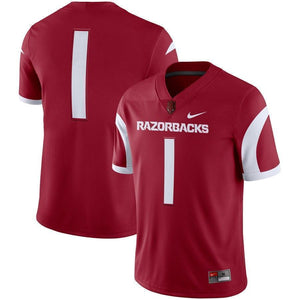 Arkansas Razorbacks Game Football Jersey – Cardinal