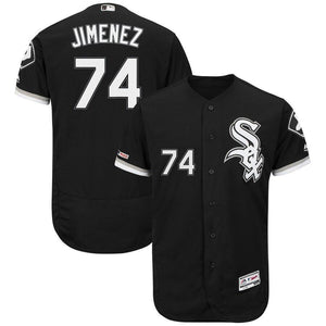 Eloy Jimenez Chicago White Sox Majestic Flex Base Collection Player Jersey – Black/White