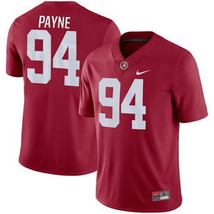 Da'Ron Payne Alabama Crimson Tide Game Jersey – Crimson