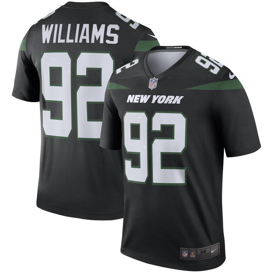 Leonard Williams New York Jets Nike Color Rush Legend Jersey - Stealth Black