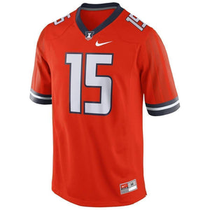 Illinois Fighting Illini #15 Replica Football Jersey - Orange