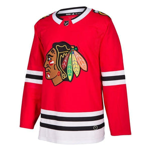 Chicago Blackhawks adidas Home Blank Jersey - Red