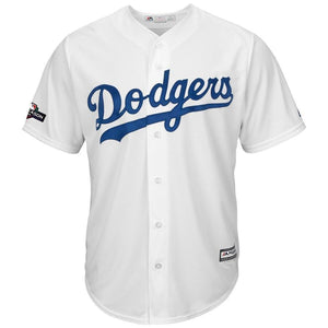 Cody Bellinger Los Angeles Dodgers Majestic 2019 Postseason Home Official Cool Base Player Jersey - White