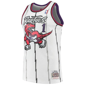 Tracy McGrady Toronto Raptors Mitchell & Ness 1998-99 Hardwood Classics Swingman Jersey – White/Purple