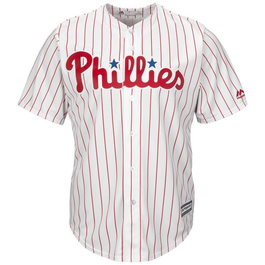 Andrew McCutchen Philadelphia Phillies Majestic Official  Jersey – White/Scarlet