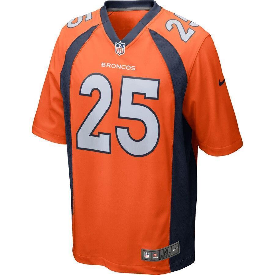 Chris Harris Jr Denver Broncos Nike Game Jersey - Orange