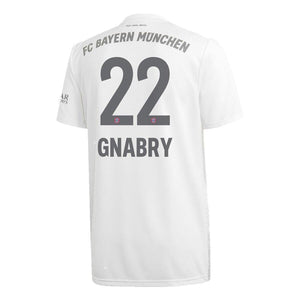 Serge Gnabry Bayern Munich Away Soccer Jersey 2019-20 – White