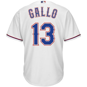 Joey Gallo Texas Rangers Majestic Official Cool Base Player Jersey - White