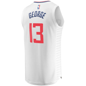 Paul George LA Clippers Fanatics Branded Fast Break Replica Jersey White - Association Edition