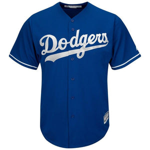 Clayton Kershaw Los Angeles Dodgers Majestic Cool Base Player Jersey - White/Royal