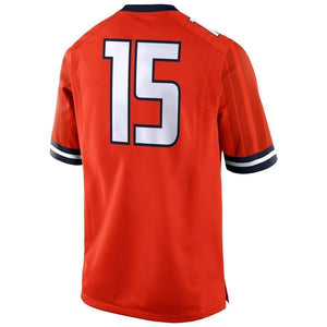 Illinois Fighting Illini #15 Replica Football Jersey - Orange