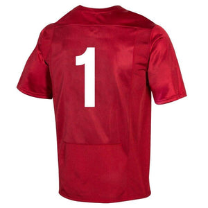 #1 Wisconsin Badgers Under Armour College Football 150th Anniversary Replica Jersey - Red