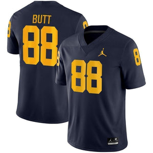 Jake Butt Michigan Wolverines Jordan Brand Game Jersey – Navy