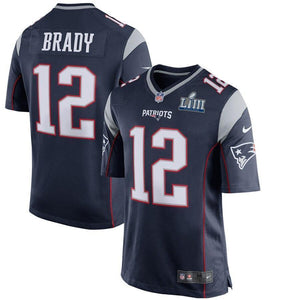 Tom Brady New England Patriots Nike Super Bowl LIII Bound Game Jersey - Navy