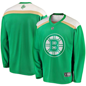 Boston Bruins Fanatics Branded 2019 St. Patrick's Day Replica Jersey - Green