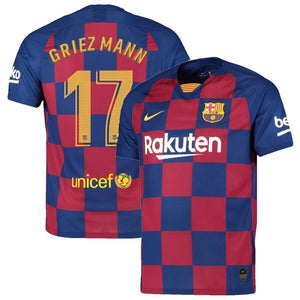 Antoine Griezmann Barcelona Home Soccer Jersey 2019-20 - Royal