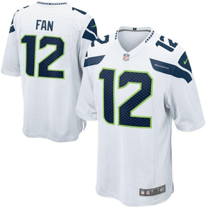 12s Seattle Seahawks Nike Alternate Game Jersey - White