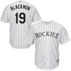 Charlie Blackmon Colorado Rockies Majestic Alternate Official Cool Base Player Jersey - Purple/White