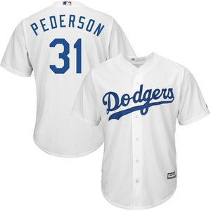 Joc Pederson Los Angeles Dodgers Majestic Official Cool Base Player Jersey - White