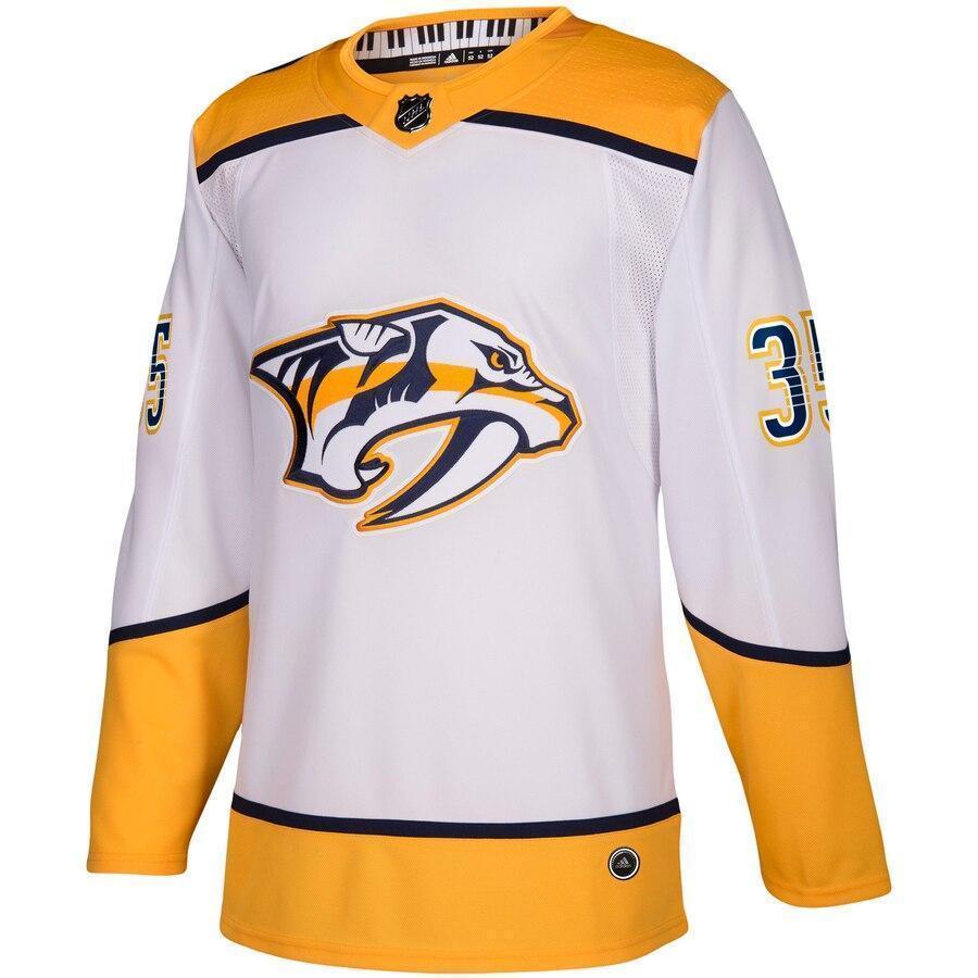 Pekka Rinne Nashville Predators adidas Away Player Jersey - White