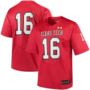 #16 Texas Tech Red Raiders Under Armour Special Event Replica Jersey - Red