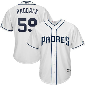 Chris Paddack San Diego Padres Majestic Official Cool Base Player Jersey - White