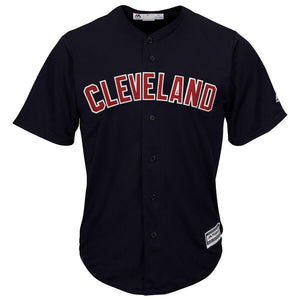 Francisco Lindor Cleveland Indians Majestic Home Big & Tall Cool Base Player Jersey - White