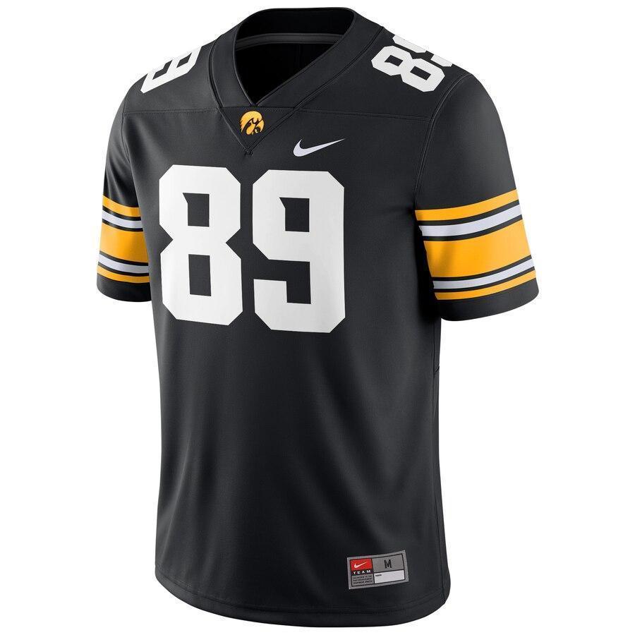 #89 Iowa Hawkeyes Nike Game Jersey - Black