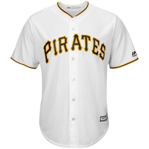 Josh Bell Pittsburgh Pirates Majestic Cool Base Player Replica Jersey – White