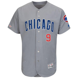 Javier Baez Chicago Cubs Majestic Road Collection Flex Base Player Jersey - Gray